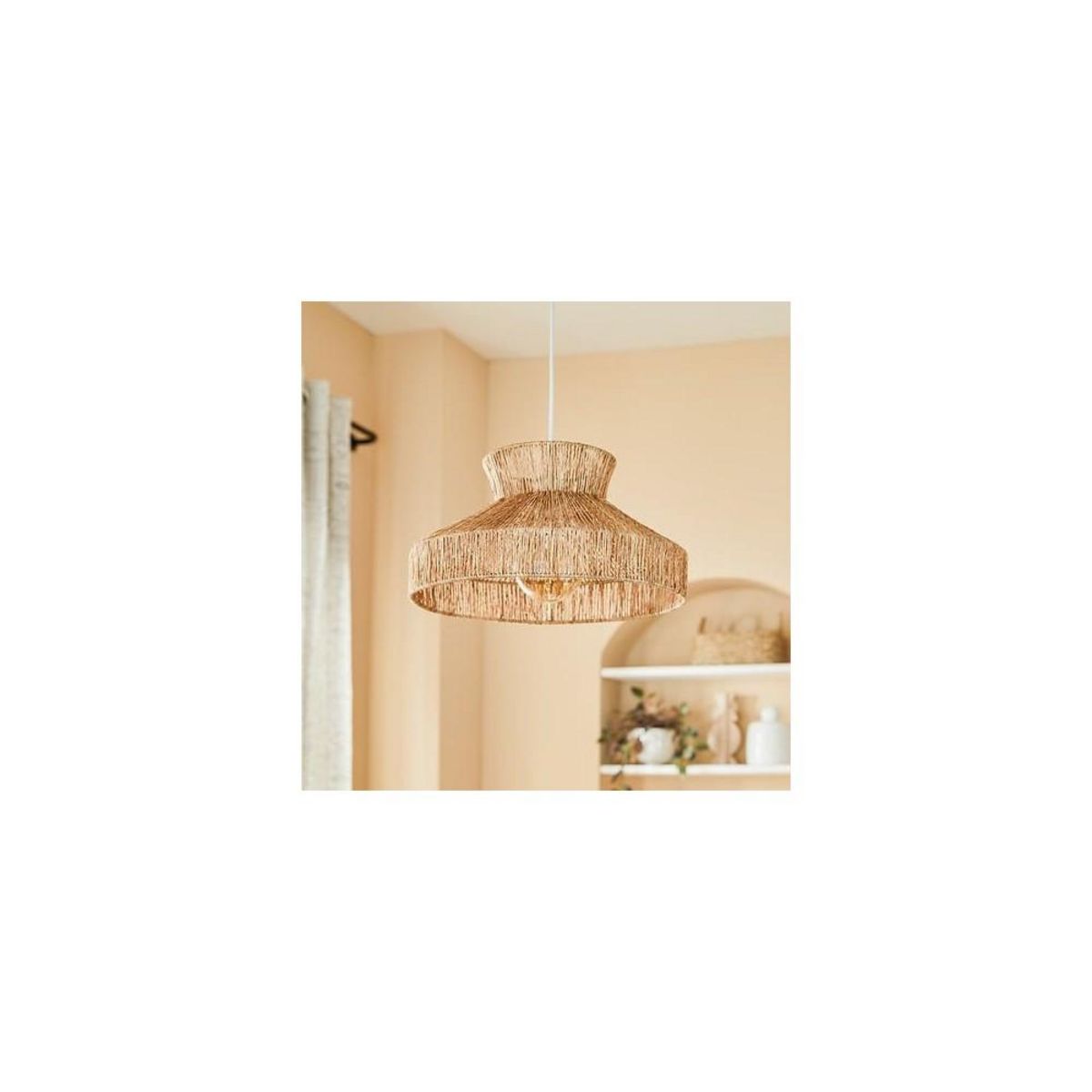 ATMOSPHERA Suspension diamètre 38 cm en métal et jute