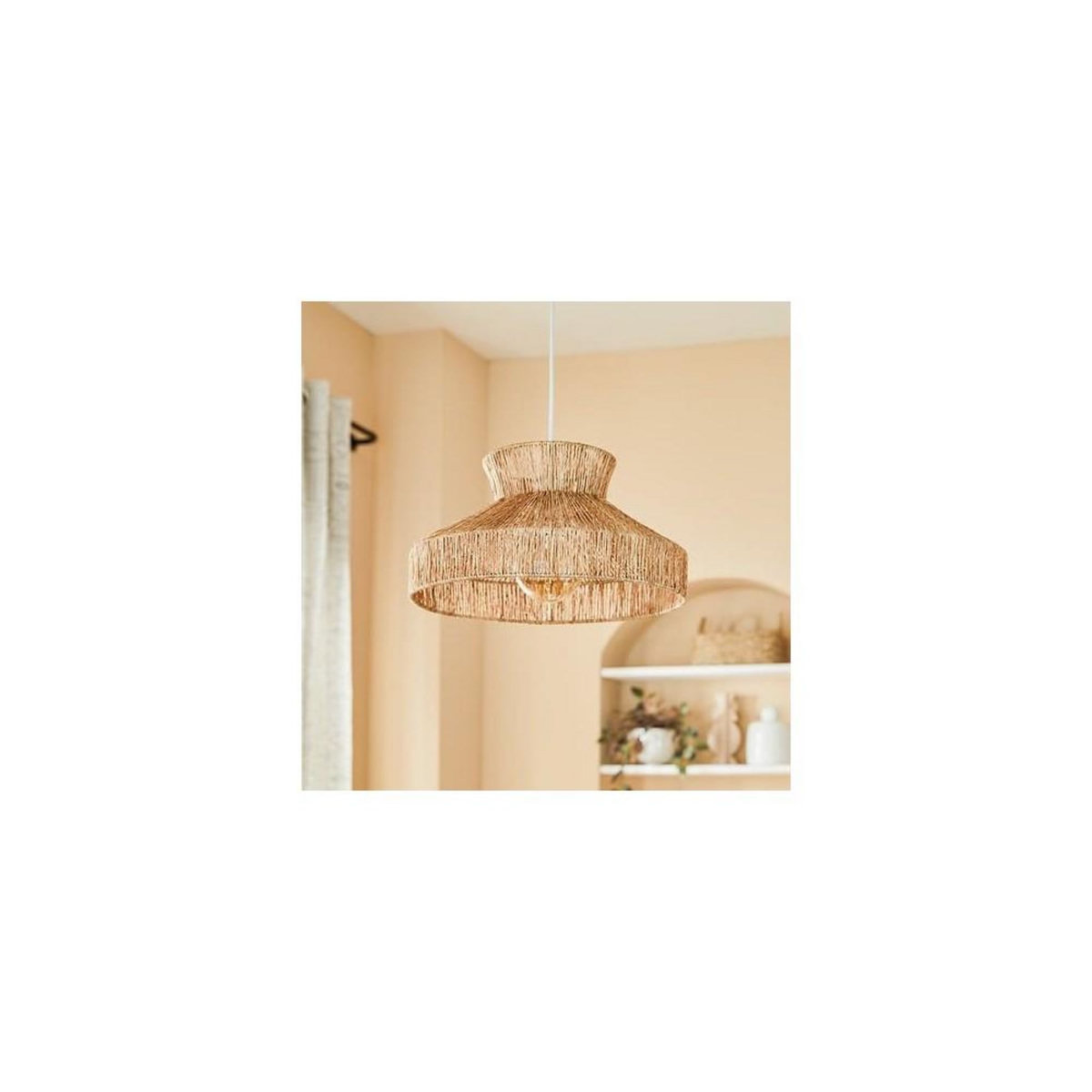 ATMOSPHERA Suspension diamètre 38 cm en métal et jute