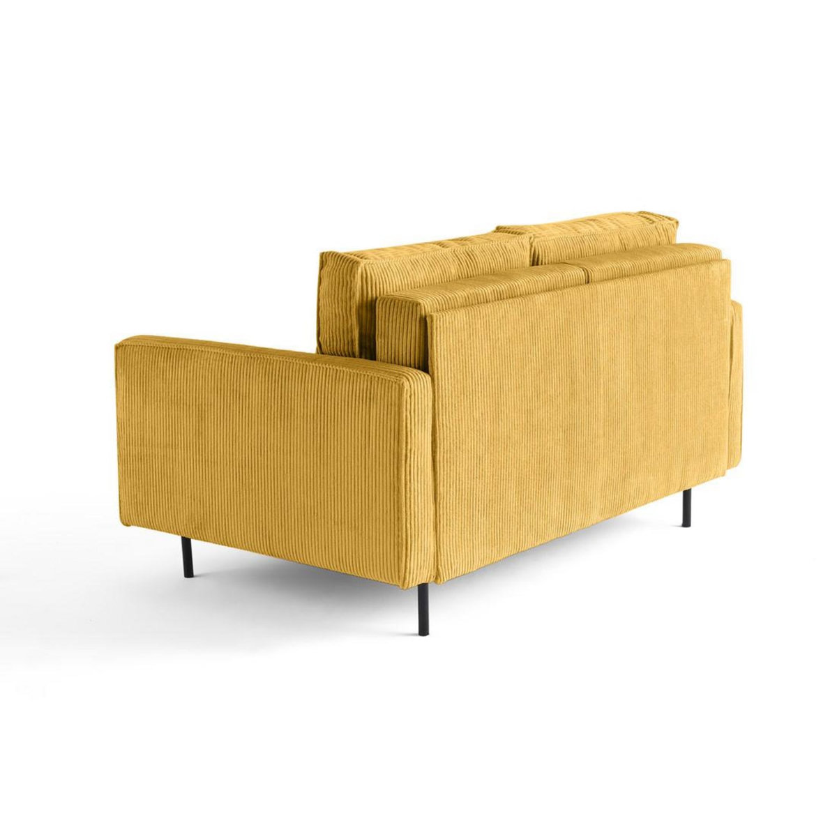 LISA DESIGN Charlie - canapé droit 2 places - en velours côtelé