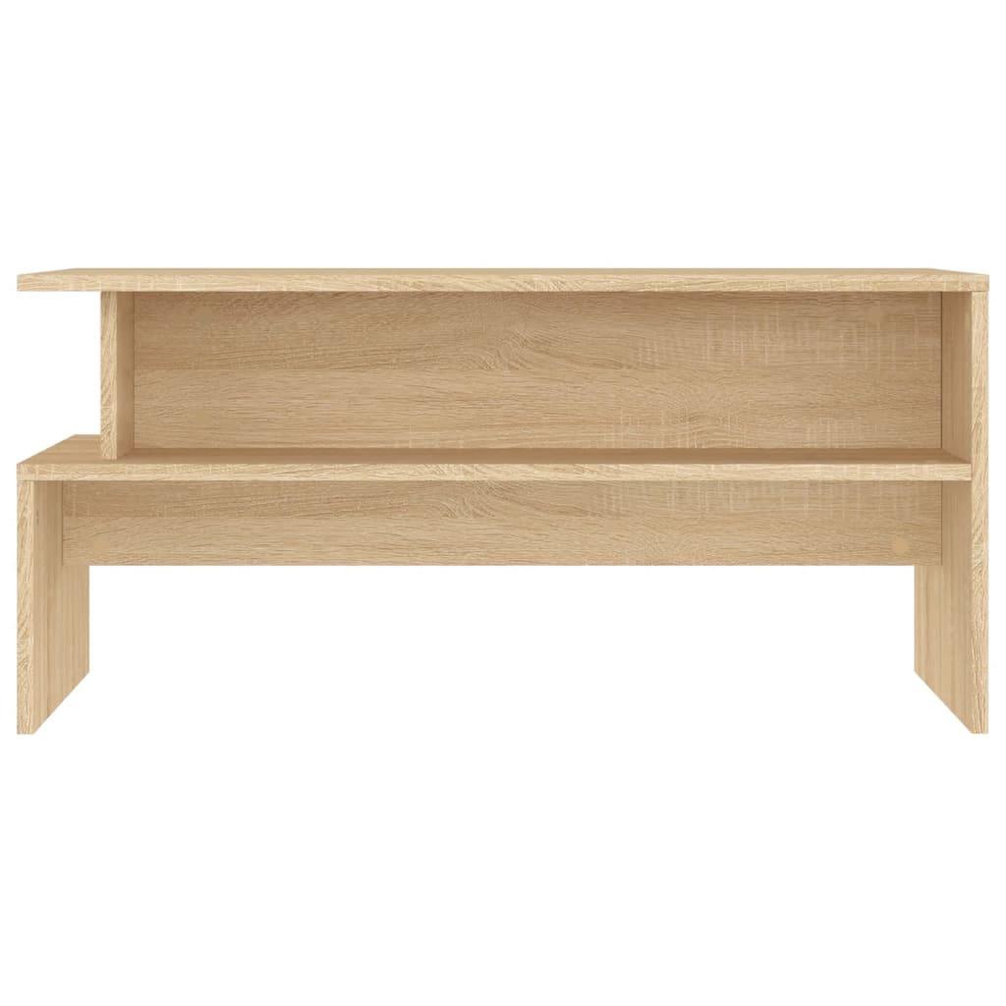 Voir la diapositive 4 : VIDAXL Table basse chene sonoma 90x55x42,5 cm bois d'ingenierie