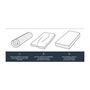 Voir la diapositive 5 : FINLANDEK Matelas mousse 90 x 200 - Confort ferme - Epaisseur 12 cm - Livre roule - FINLANDEK Kietoa