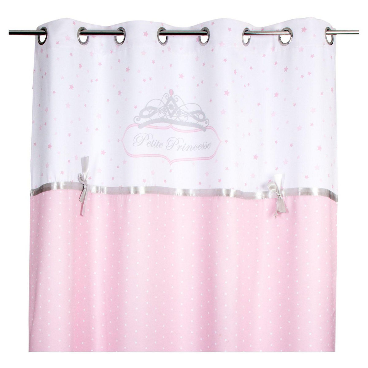 Rideau enfant fantaisie à &oelig;illets Princesse