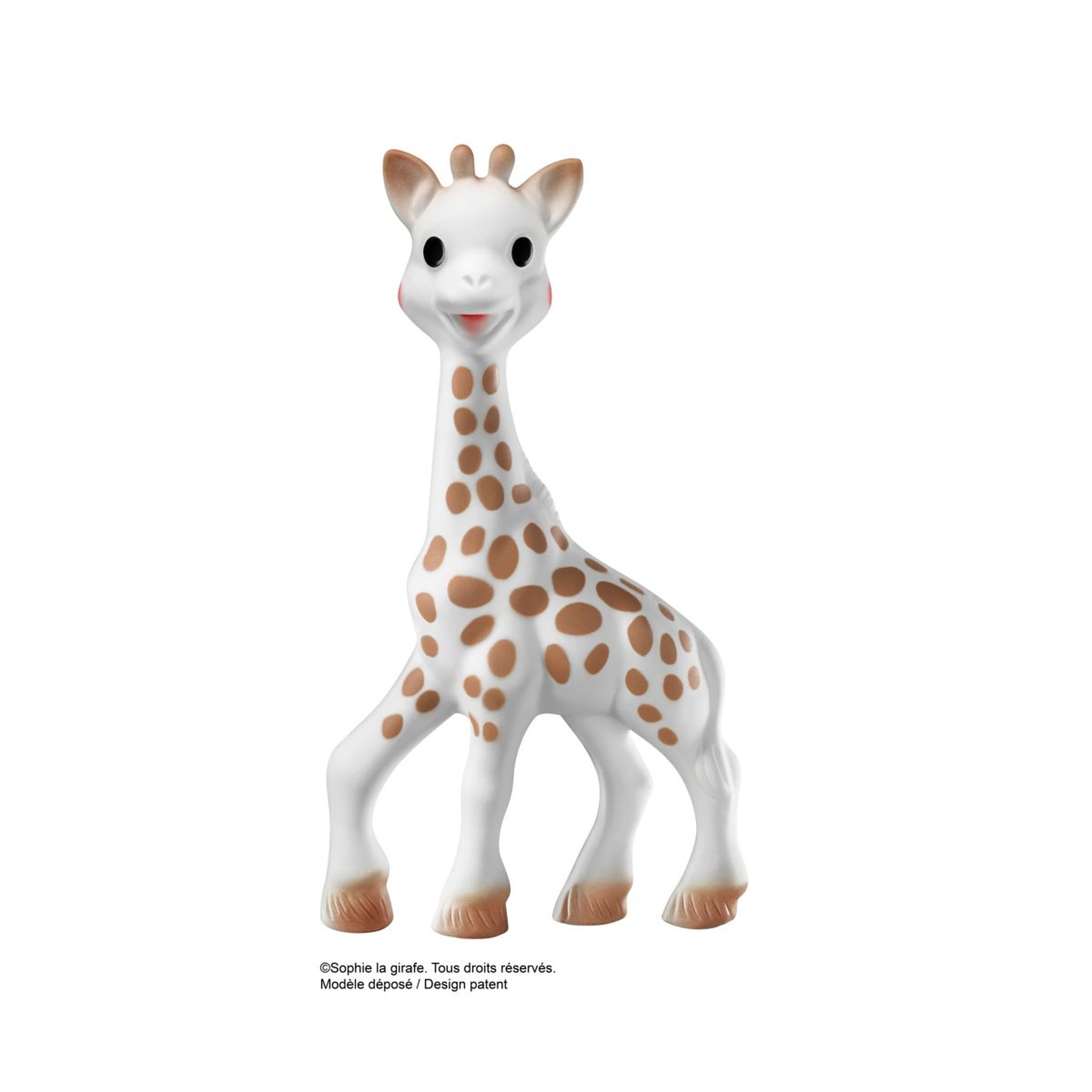 Voir la diapositive 2 : VULLI Sophie la girafe en boîte cadeau (à base de caoutchouc 100% naturel)