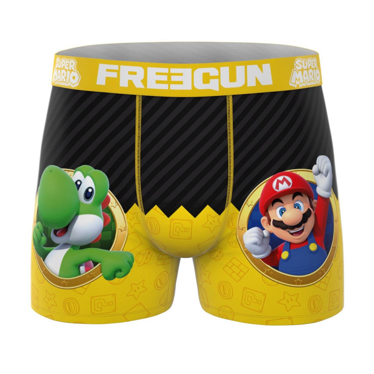 FREEGUN Lot de 3 boxers homme Super Mario Bros