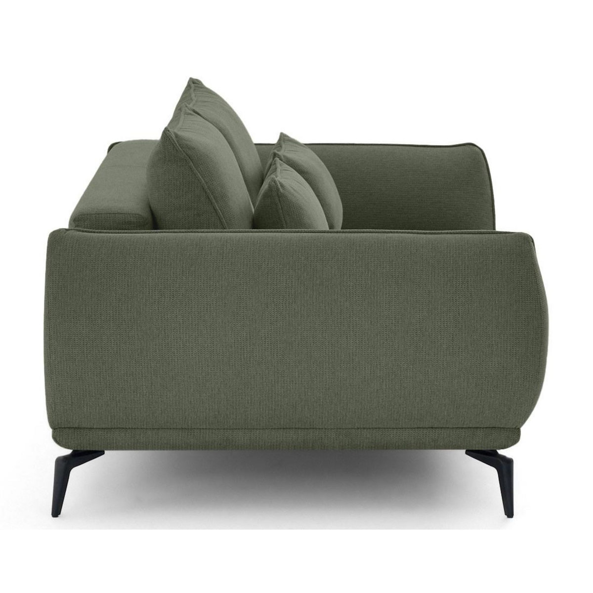 LISA DESIGN Arica - canapé droit 2 places en tissu texturé