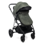 Voir la diapositive 3 : BEBELISSIMO BEBELISSIMO - Poussette combinée trio 3 en 1 - siège auto 0+ CAVO – nacelle – dès la naissance – jusqu'à 22kg  - vert