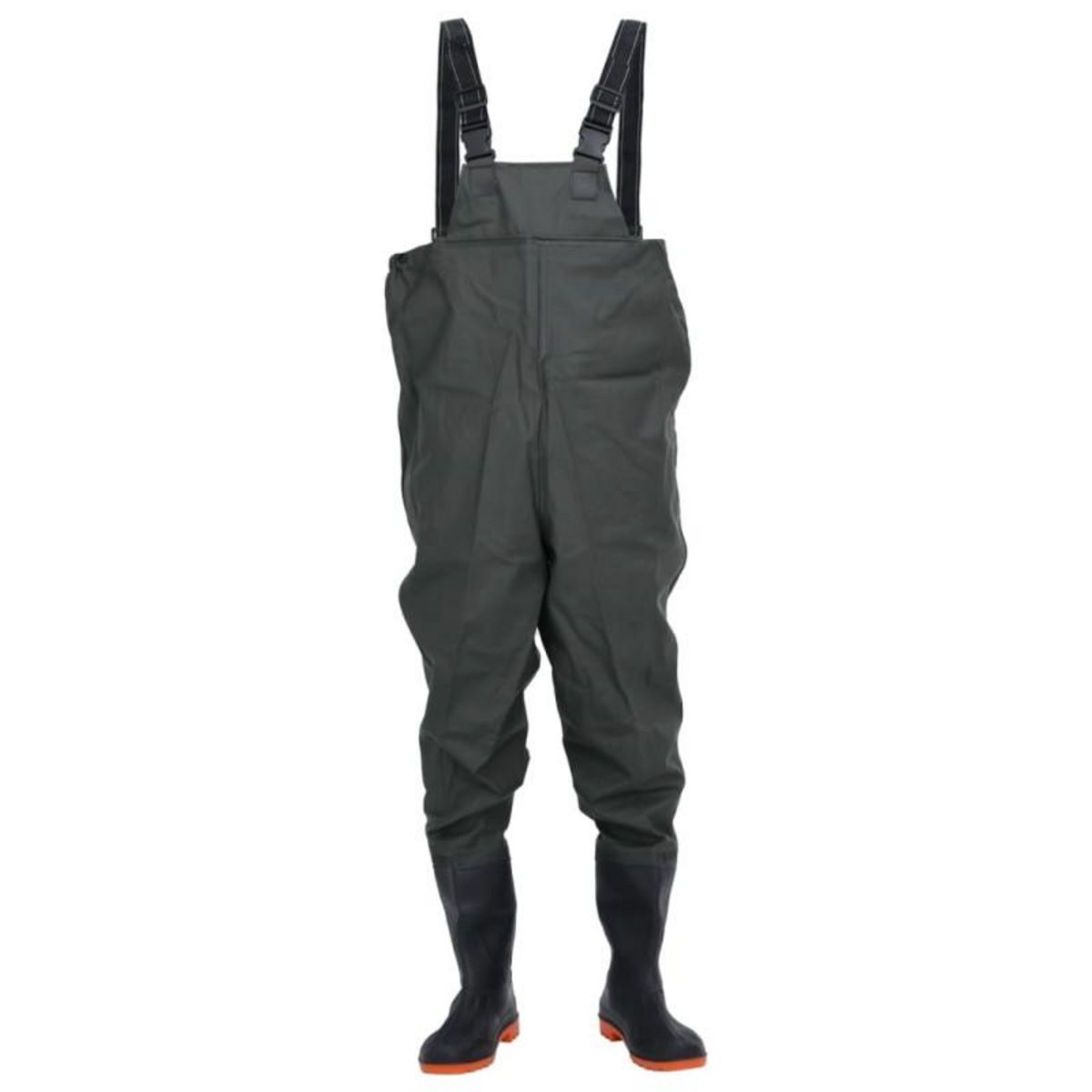 VIDAXL Cuissardes avec bottes vert foncé taille 46