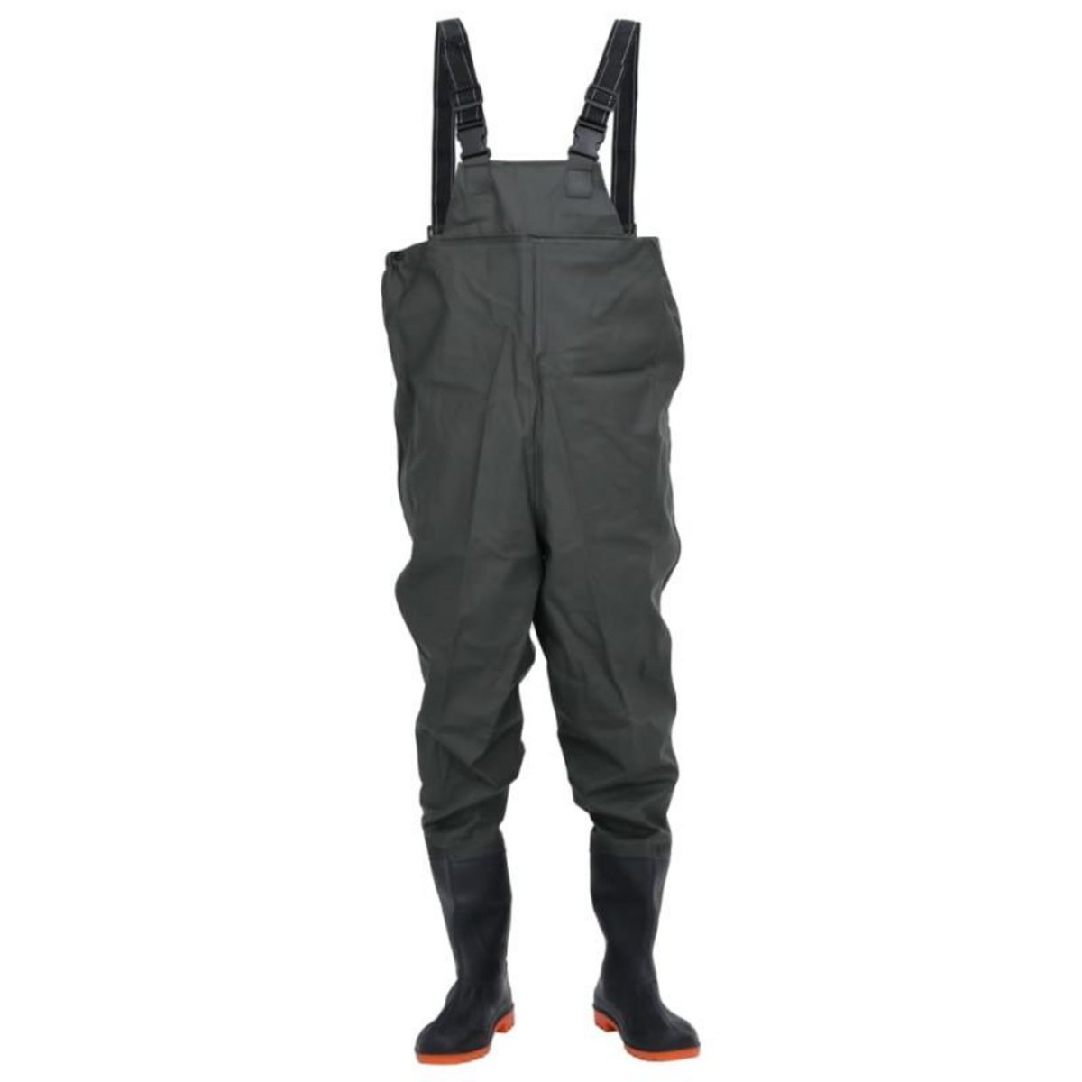 VIDAXL Cuissardes avec bottes vert foncé taille 46