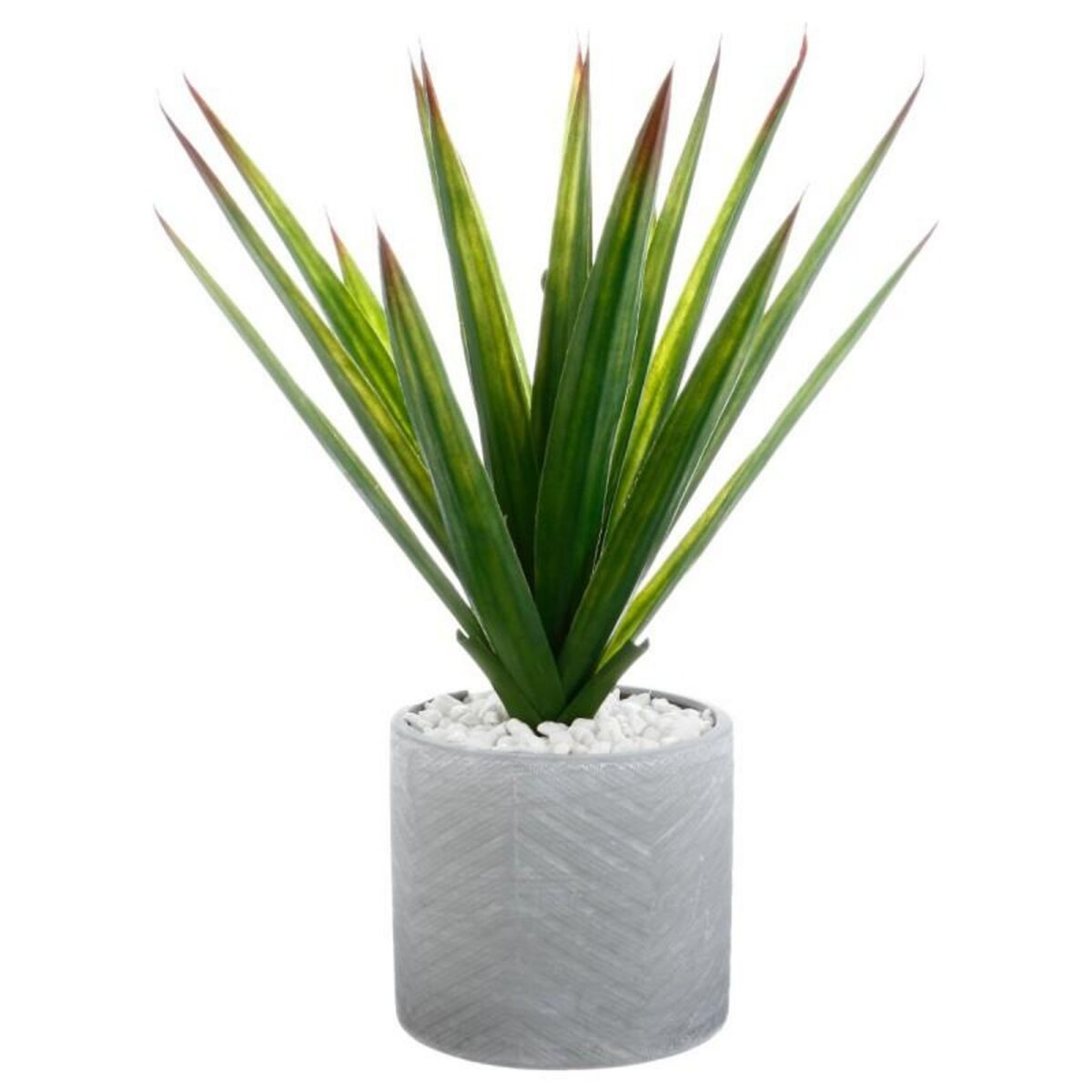  Plante Artificielle en Pot  Aloe Vera  47cm Vert
