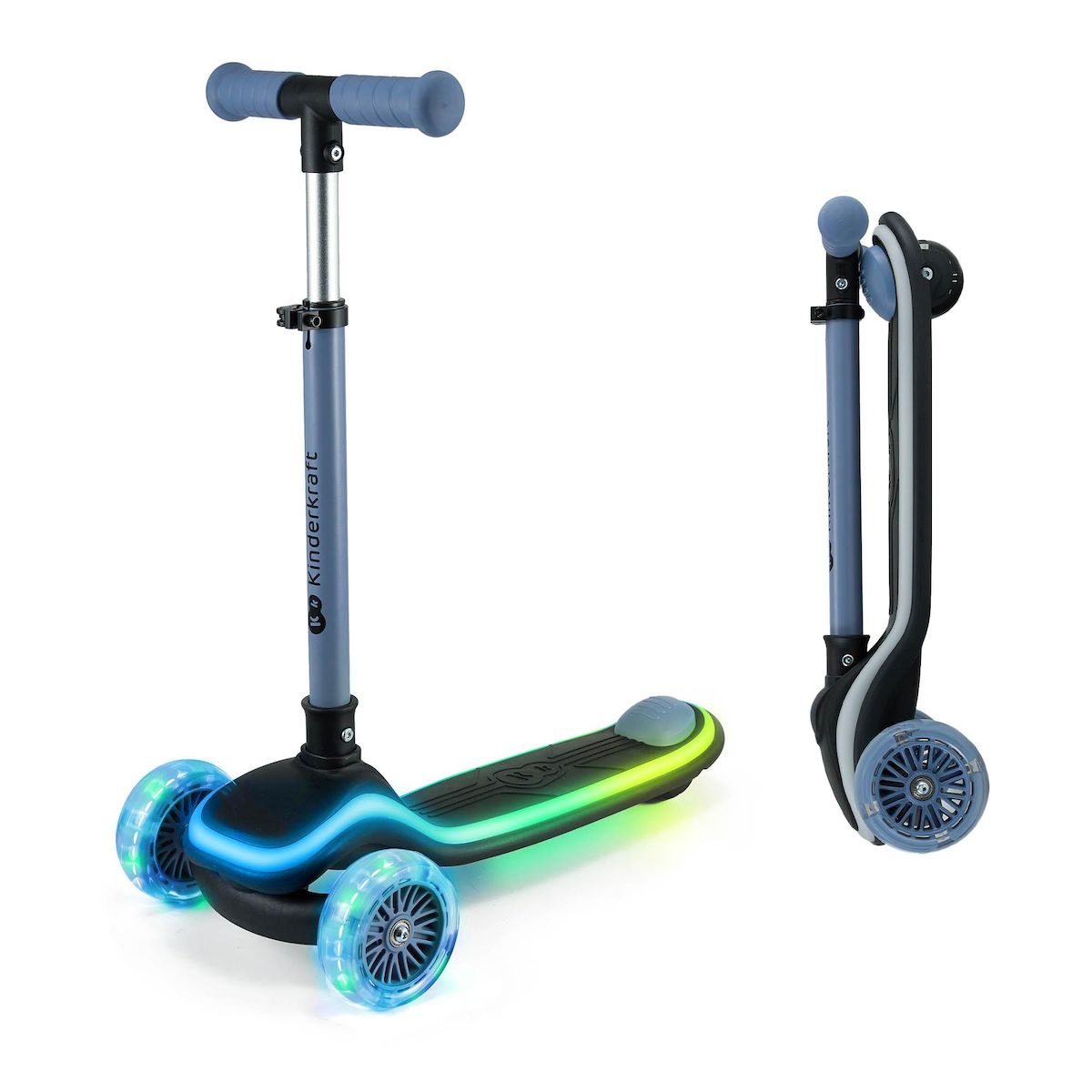 KINDERKRAFT Trottinette 3 roues led pour enfant