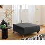 Voir la diapositive 5 : BEST MOBILIER Cristal - pouf modulable - 95 cm - en velours côtelé