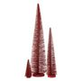Voir la diapositive 2 : Paris Prix Sapin de Noël Déco Pailleté  Josh  61cm Rouge