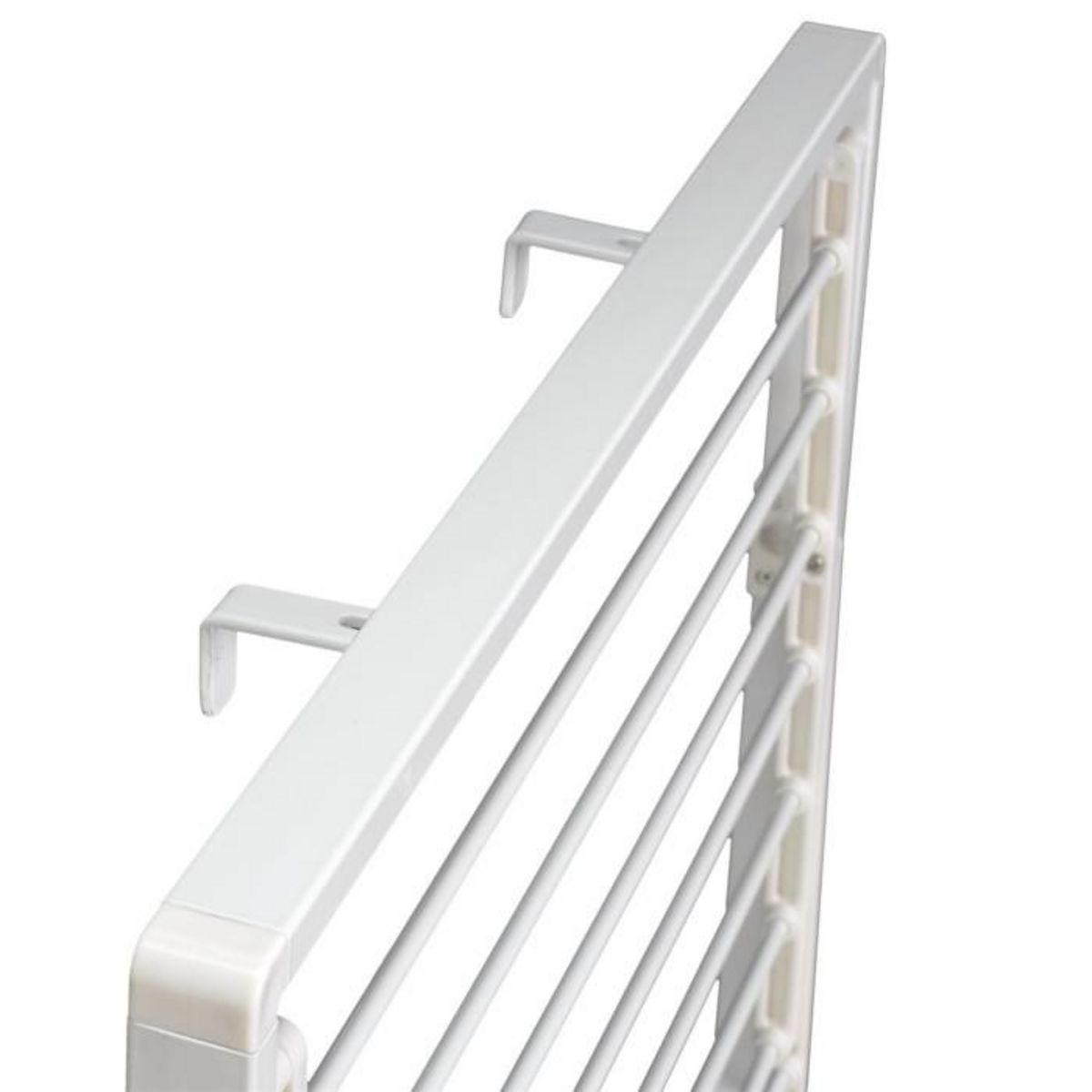 Paris Prix Étendoir à Linge  Sèche-Serviette  8m Blanc