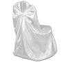 Voir la diapositive 3 : VIDAXL Housse de chaise blanche pour le banquet de mariage 6 pieces