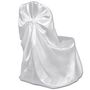 Voir la diapositive 3 : VIDAXL Housse de chaise blanche pour le banquet de mariage 6 pieces