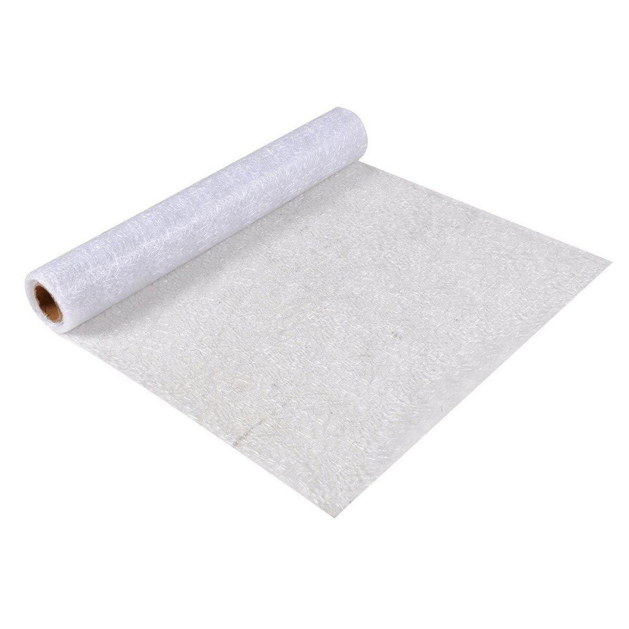 HOMEA Chemin de table jetable  effet maille  30cmx5m blanc