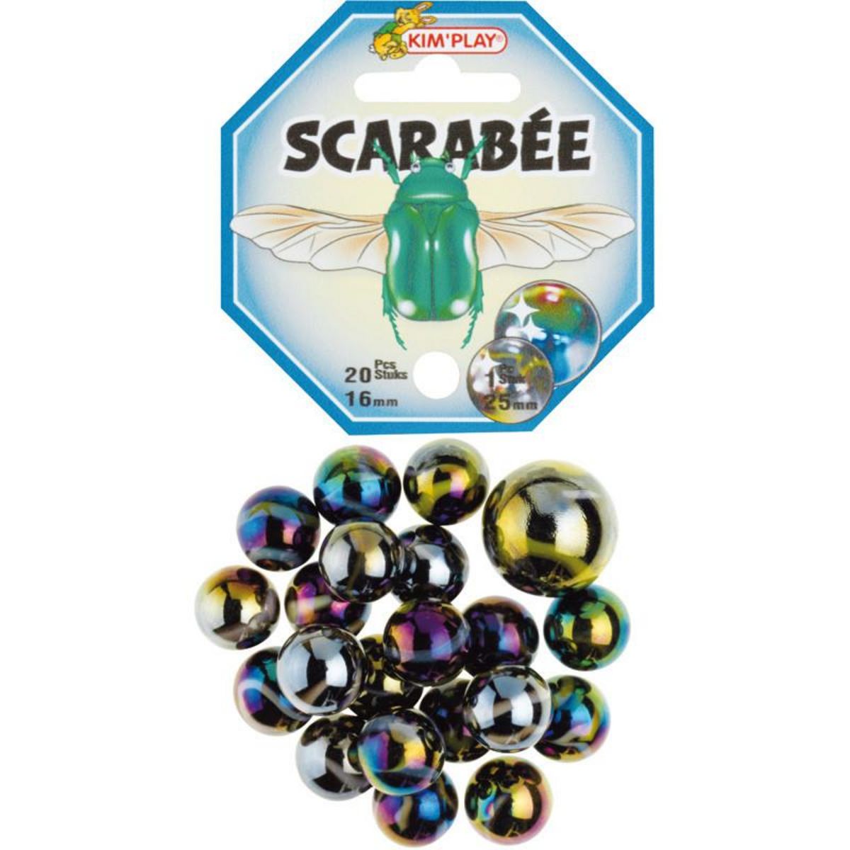 Kim Play 20 BILLES+1 CALOT SCARABEE KIM PLAY COU500833