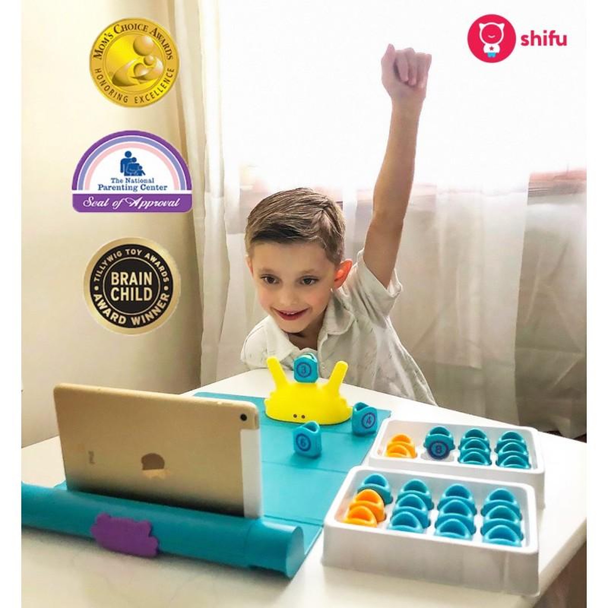 Voir la diapositive 3 : SHIFU Jeux de Mathématique Interactif & Éducatif pour Enfant - Réalité Augmentée STEM - Multi Jeux - Maths, Logiques, Défis