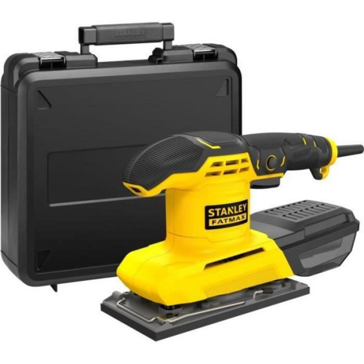 Stanley Stanley - FatMax STANLEY FATMAX Ponceuse orbitale 280 W 1/3 Ø orbite 2 mm avec mallette - FMEW214K-QS