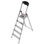 HAILO Escabeau 5 marches 2m80 en aluminium - L60