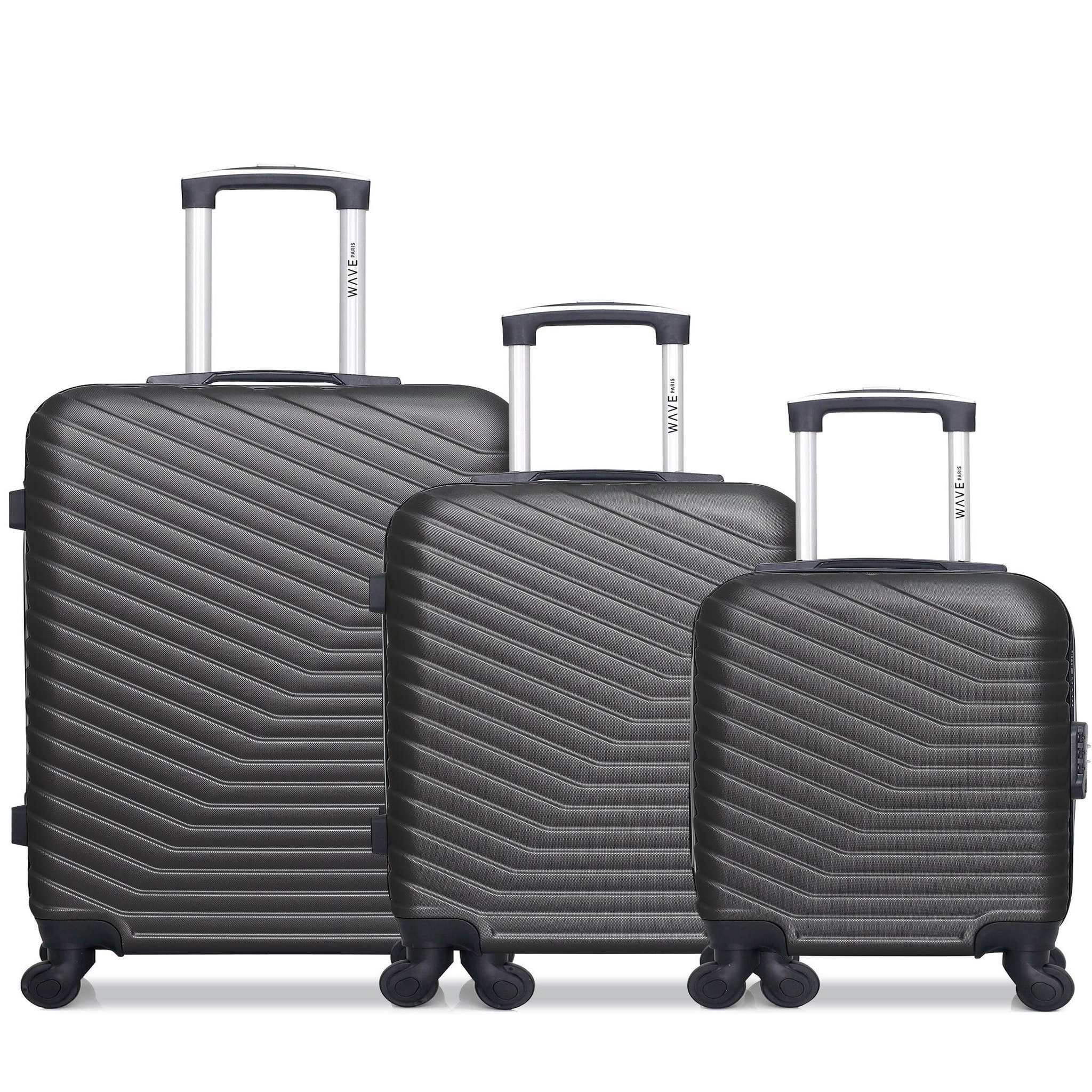 WAVE PARIS Wave paris - lot de 3 - valise weekend, valise cabine et valise cabine xxs lena