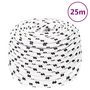 Voir la diapositive 6 : VIDAXL Corde de bateau tresse Blanc 6 mmx25 m Polyester