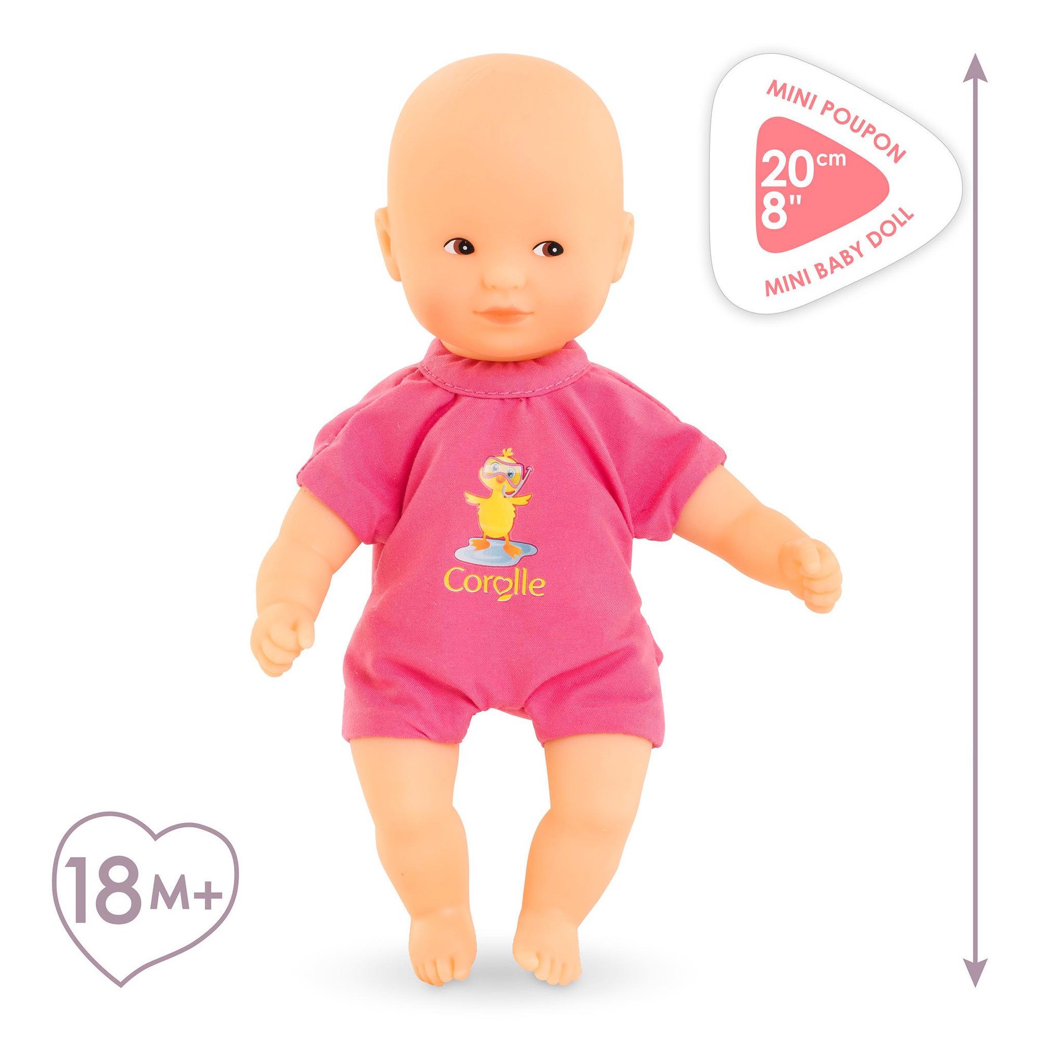 Voir la diapositive 5 : Corolle Poupon Mini Bain Rose
