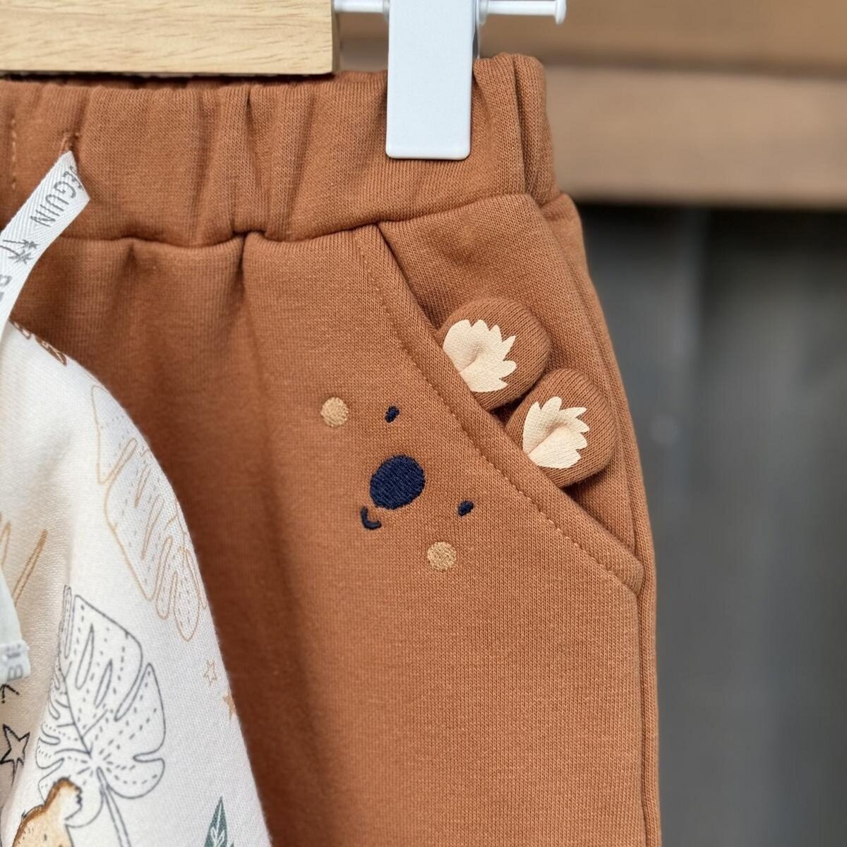 Petit Béguin Ensemble enfant sweat et pantalon en molleton Constellation