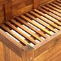 Voir la diapositive 5 : VIDAXL Lit sureleve de jardin Bois d'acacia 200x50x25 cm