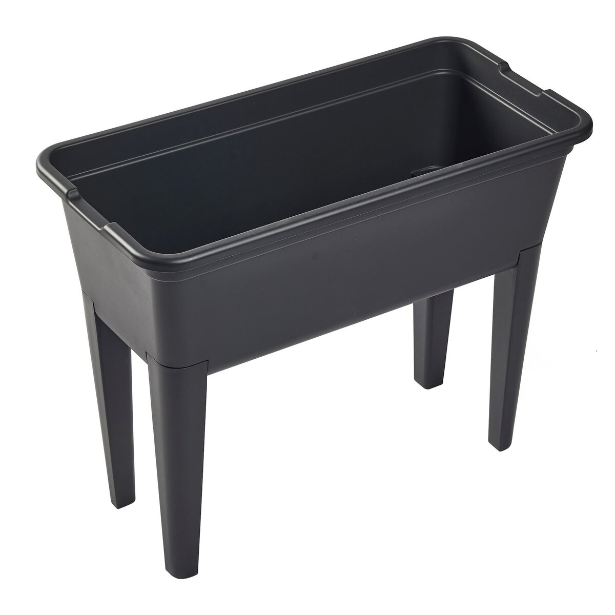 GARDENSTAR Carré Potager en plastique sur pieds ou à poser - Gris