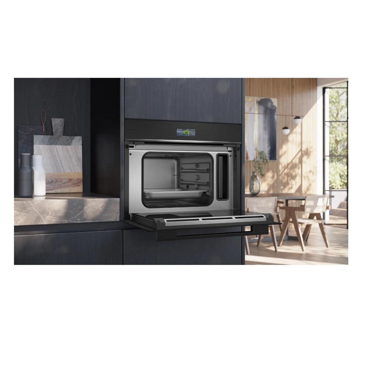 Siemens Four vapeur 38l 60cm noir - CD714GXB1