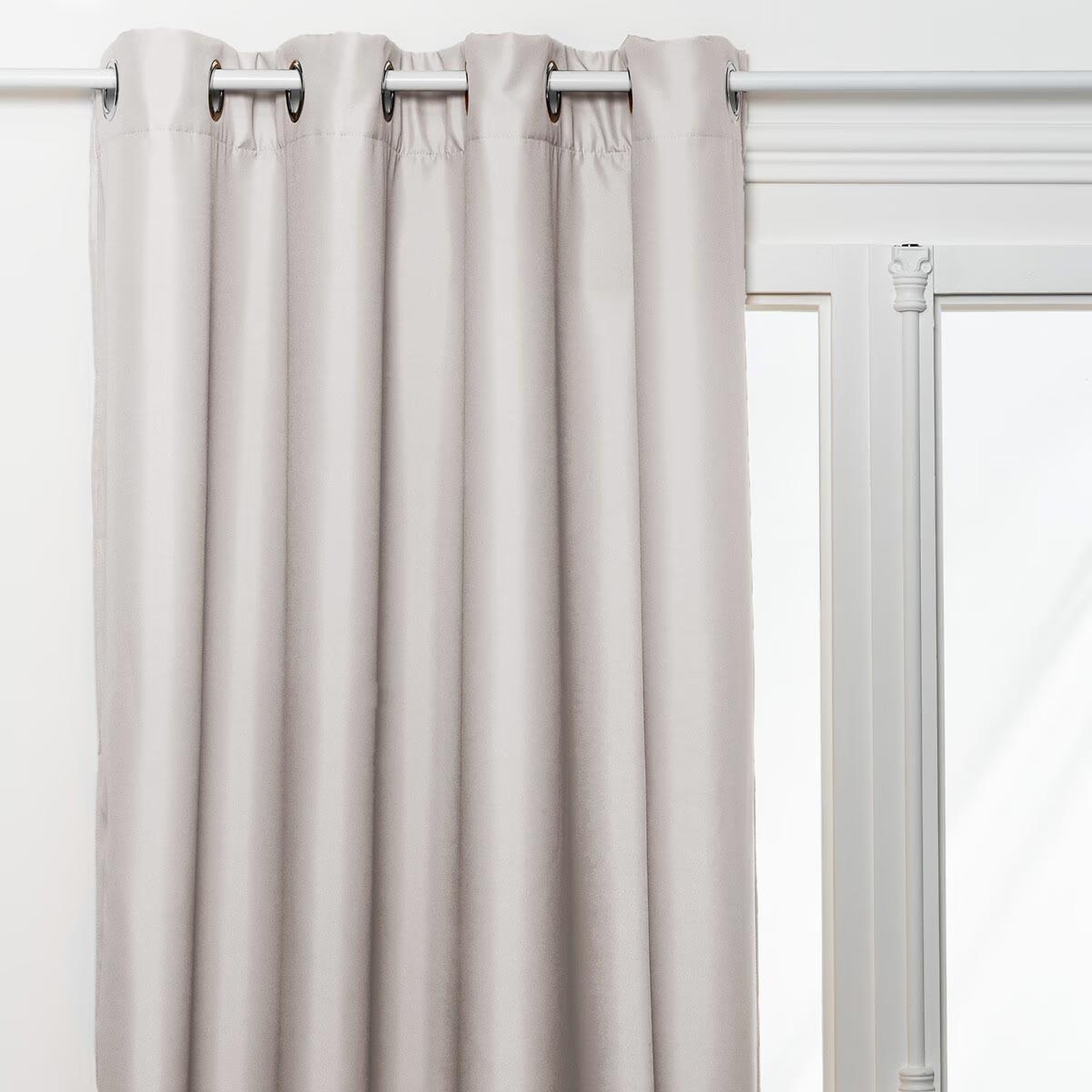 Voir la diapositive 1 : ATMOSPHERA Rideau Isolant à Œillets  Eliat  140x260cm Beige Lin