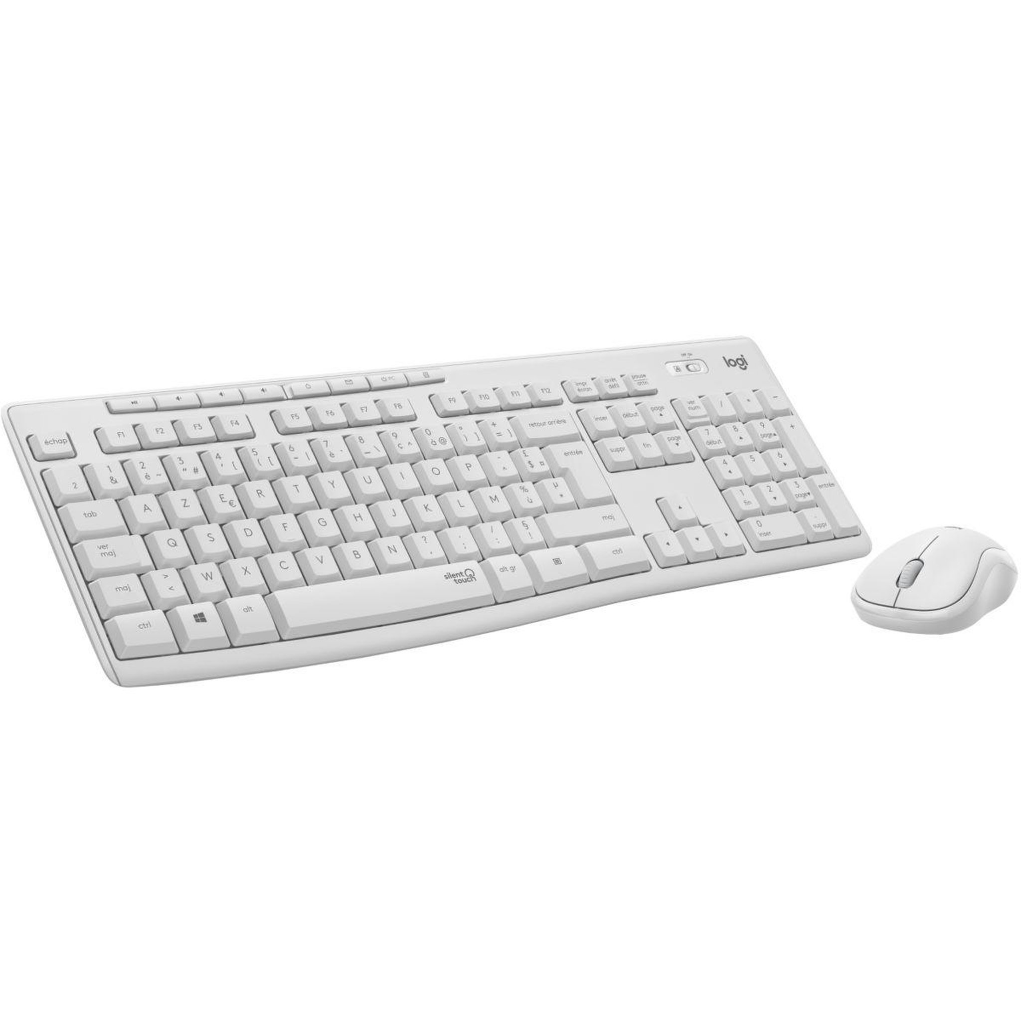 Logitech Pack MK295 Silent Wireless Combo White
