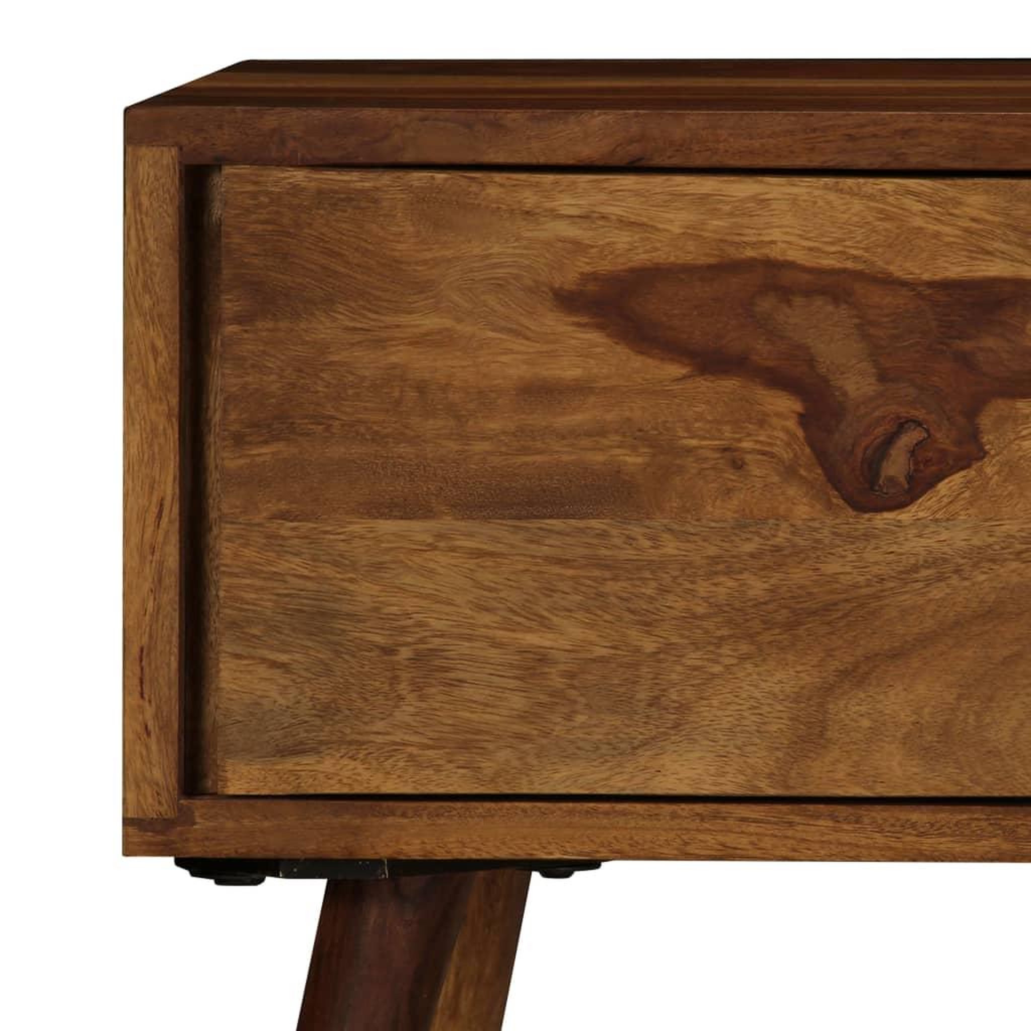 Voir la diapositive 4 : VIDAXL Meuble TV 140x30x40 cm bois massif