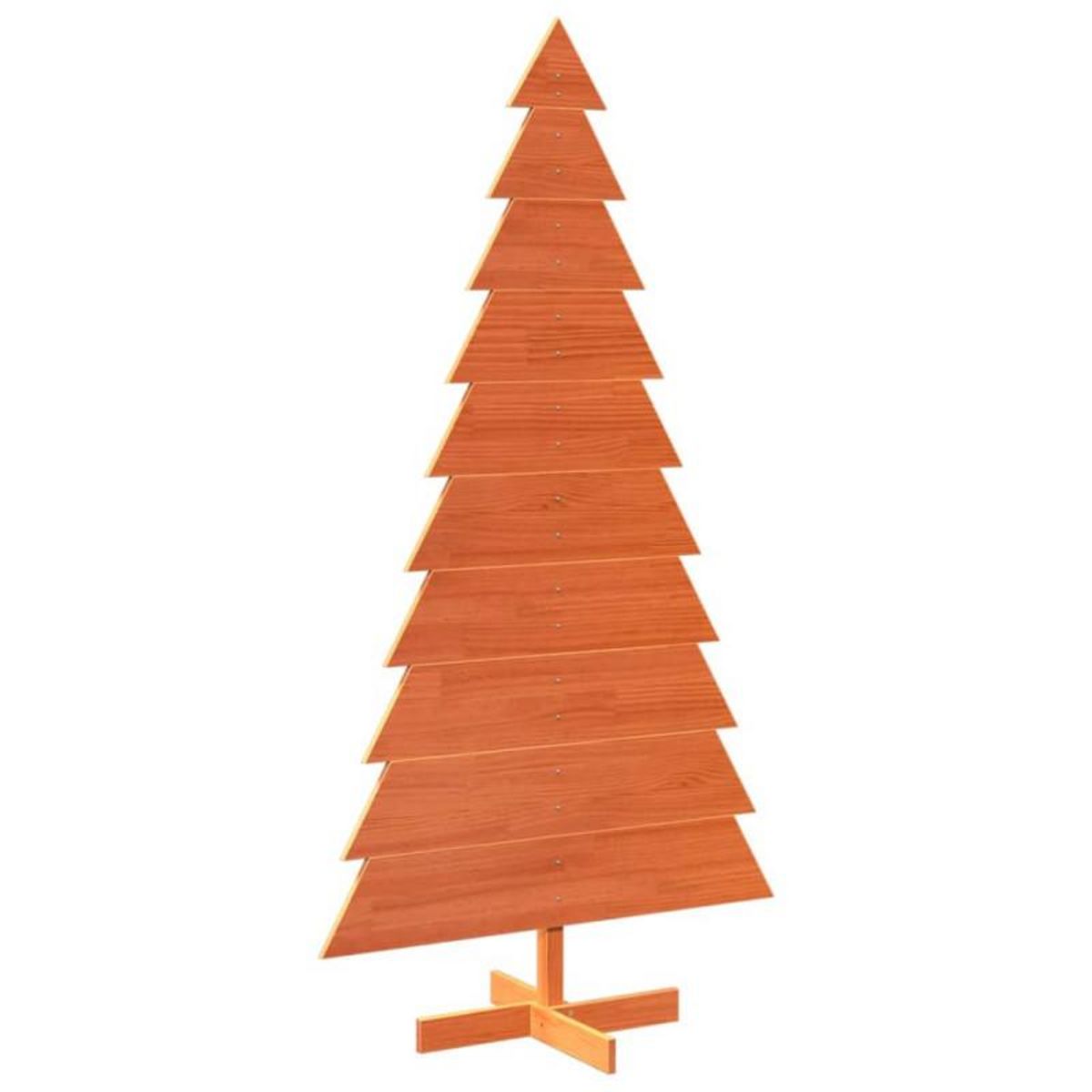 VIDAXL Arbre de Noël en bois pour décoration 180 cm bois de pin massif