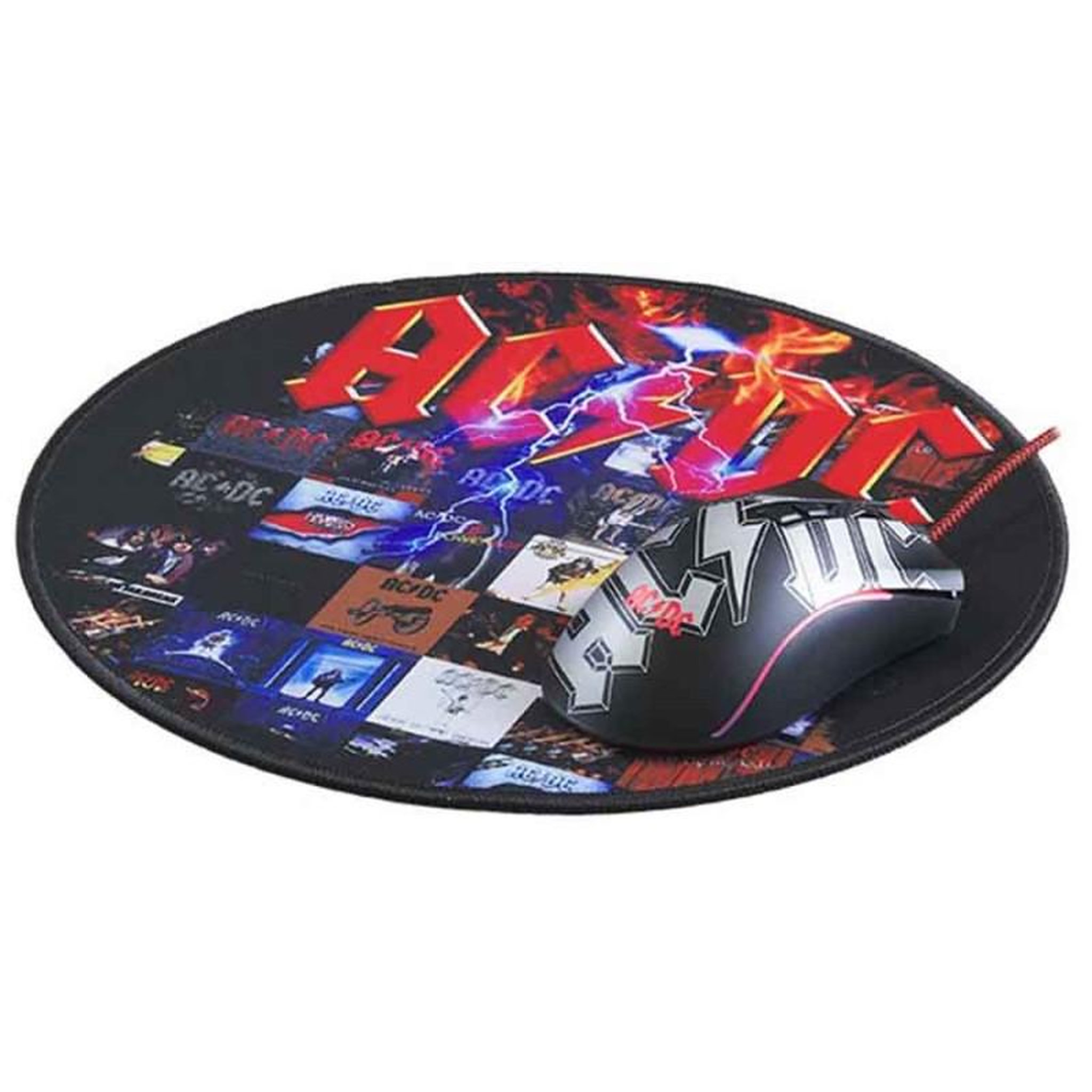 Voir la diapositive 3 : Subsonic Tapis de souris gaming AC/DC