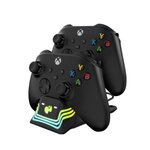 PDP Double chargeur Pdp Afterglow Wave pour Xbox Noir