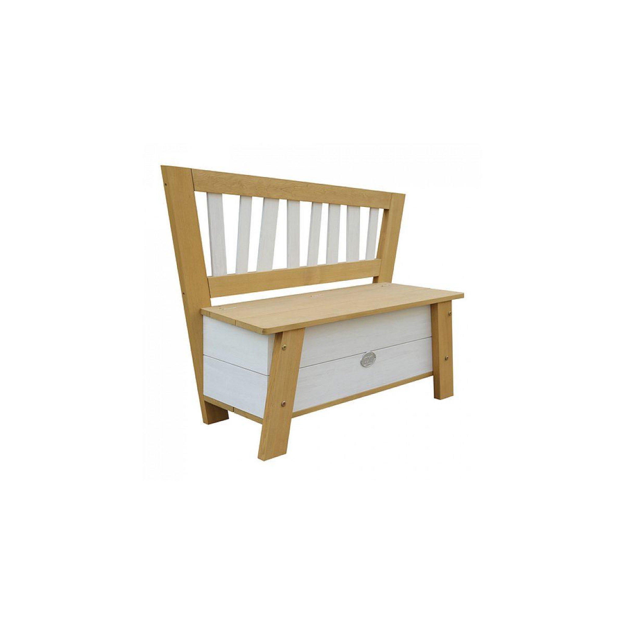Voir la diapositive 3 : Axi House Axi banc de rangement de jouets corky marron blanc