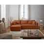 Voir la diapositive 6 : BEST MOBILIER Topaze - canapé d'angle réversible - 4 places - convertible avec coffre - en tissu