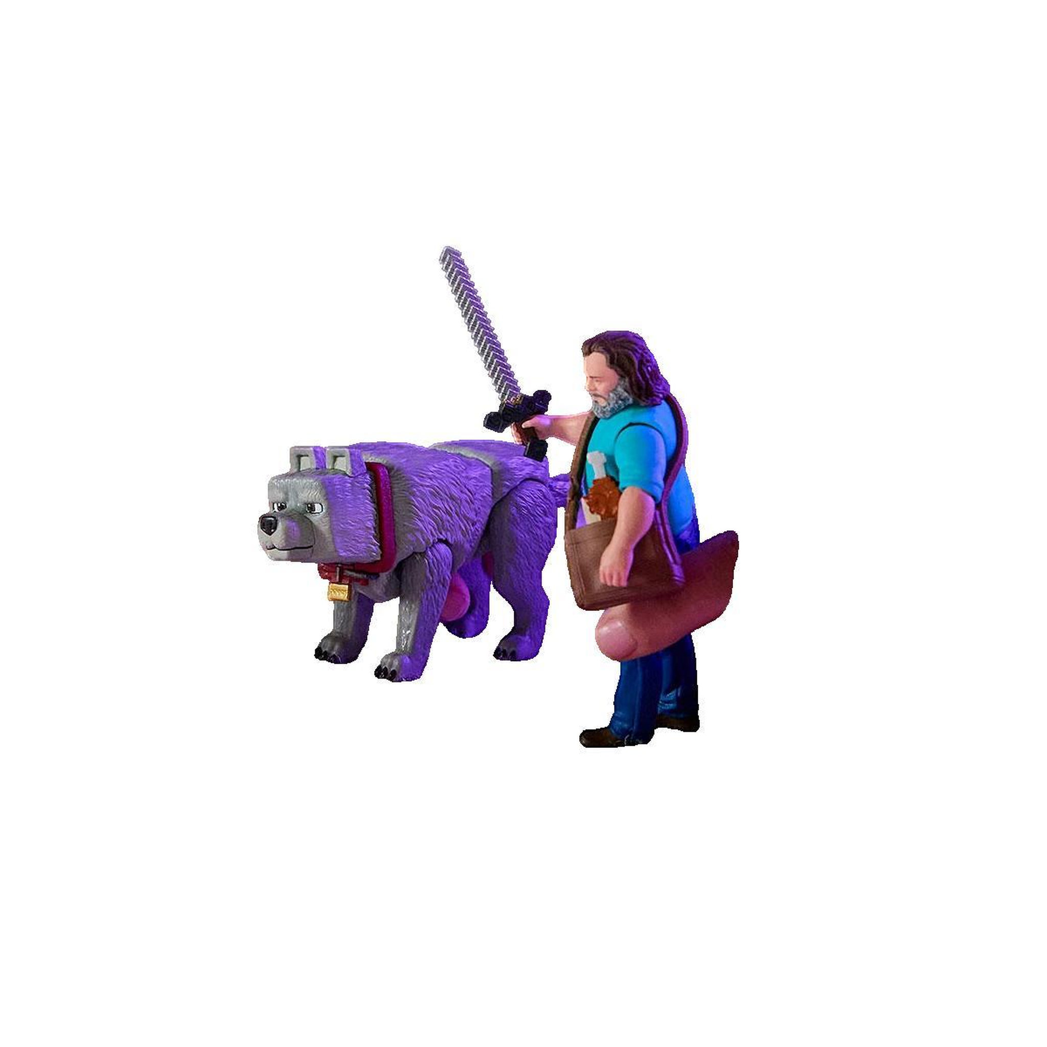 Voir la diapositive 2 : MATTEL Figurine Mattel Steve Minecraft 10 cm