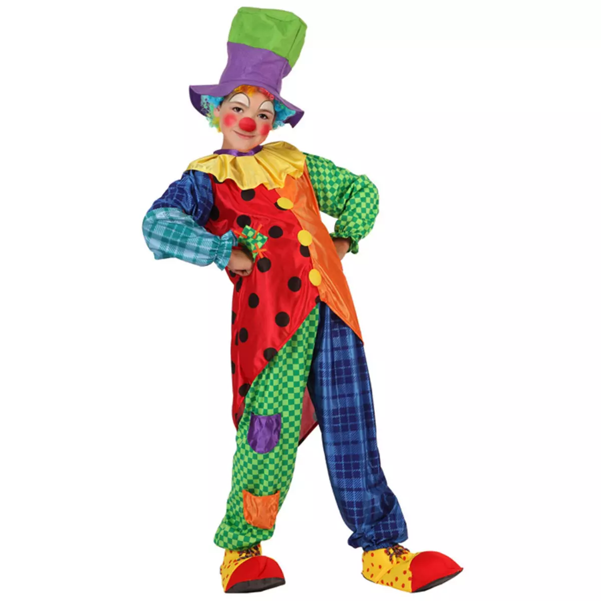 ATOSA Déguisement Clown - Enfant - 3/4 ans (96 à 104 cm)