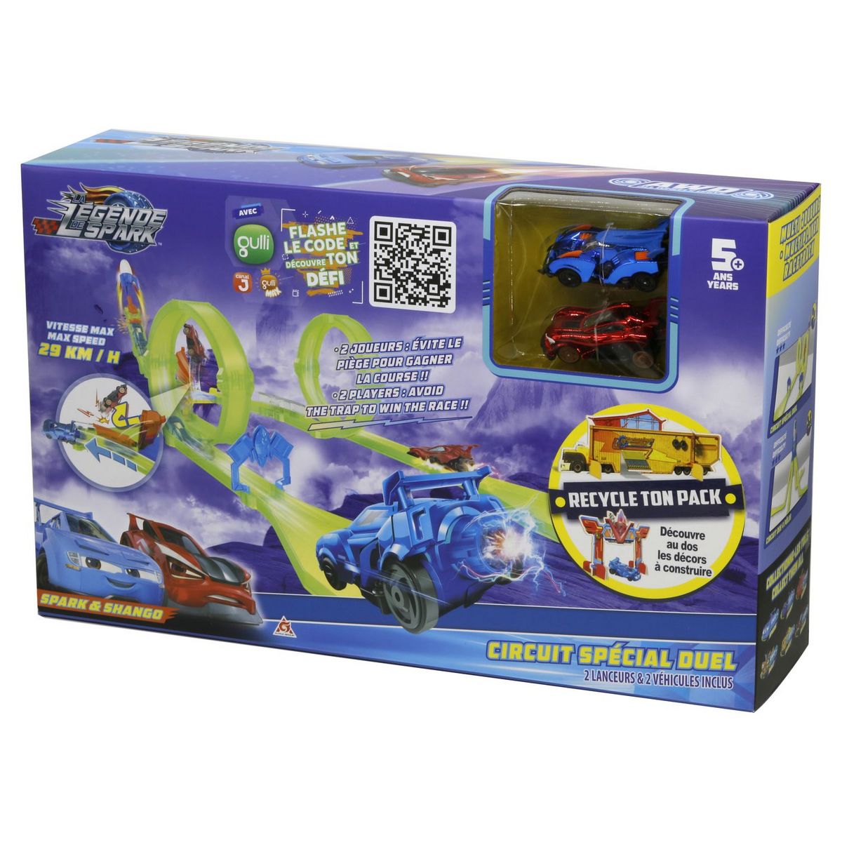 Auldey Circuit spécial duel Spark et Shango La légende de Spark