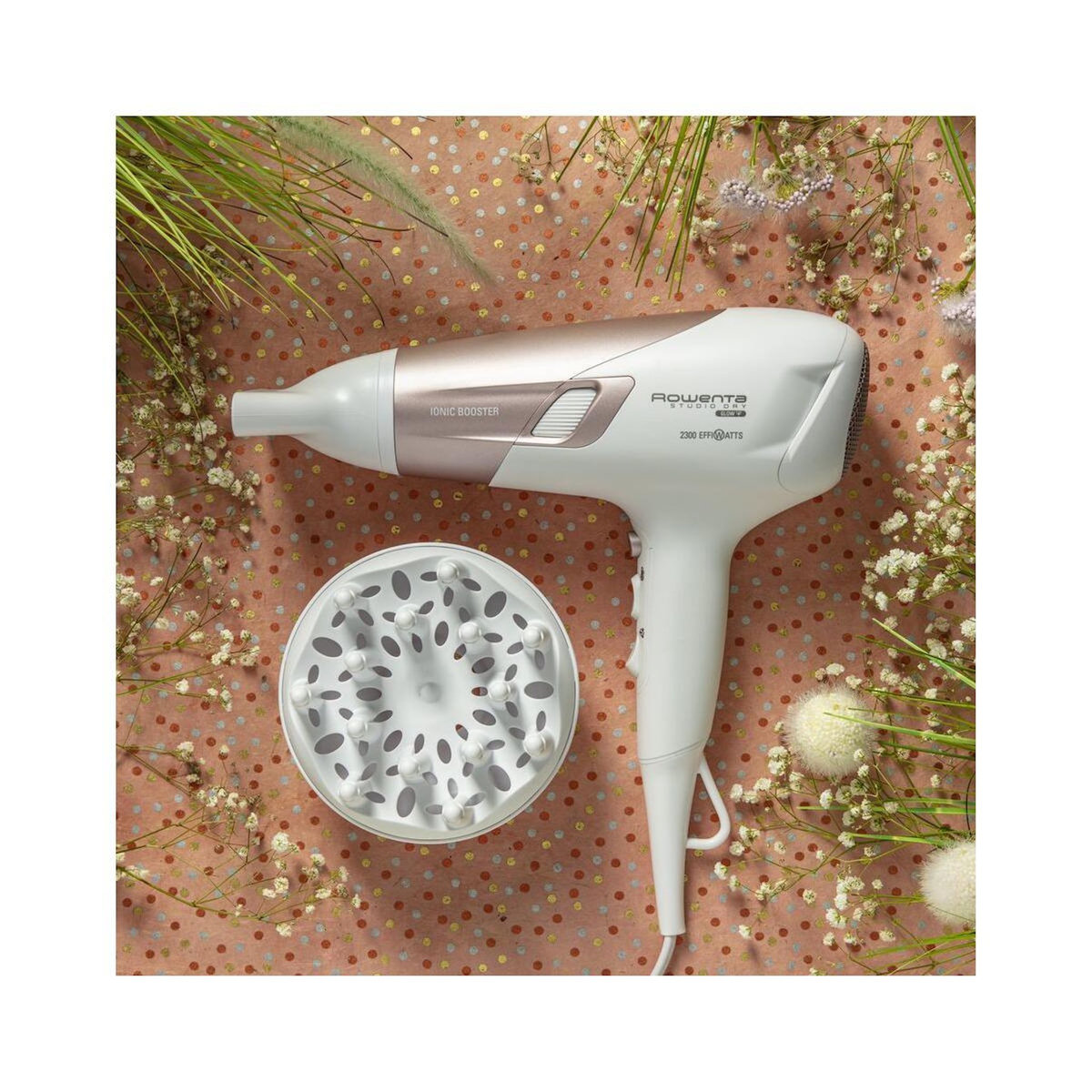 ROWENTA Rowenta Studio Dry CV5830F0 sèche-cheveux 2300 W Beige, Blanc
