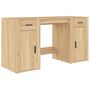 Voir la diapositive 2 : VIDAXL Bureau avec armoire chene sonoma bois d'ingenierie
