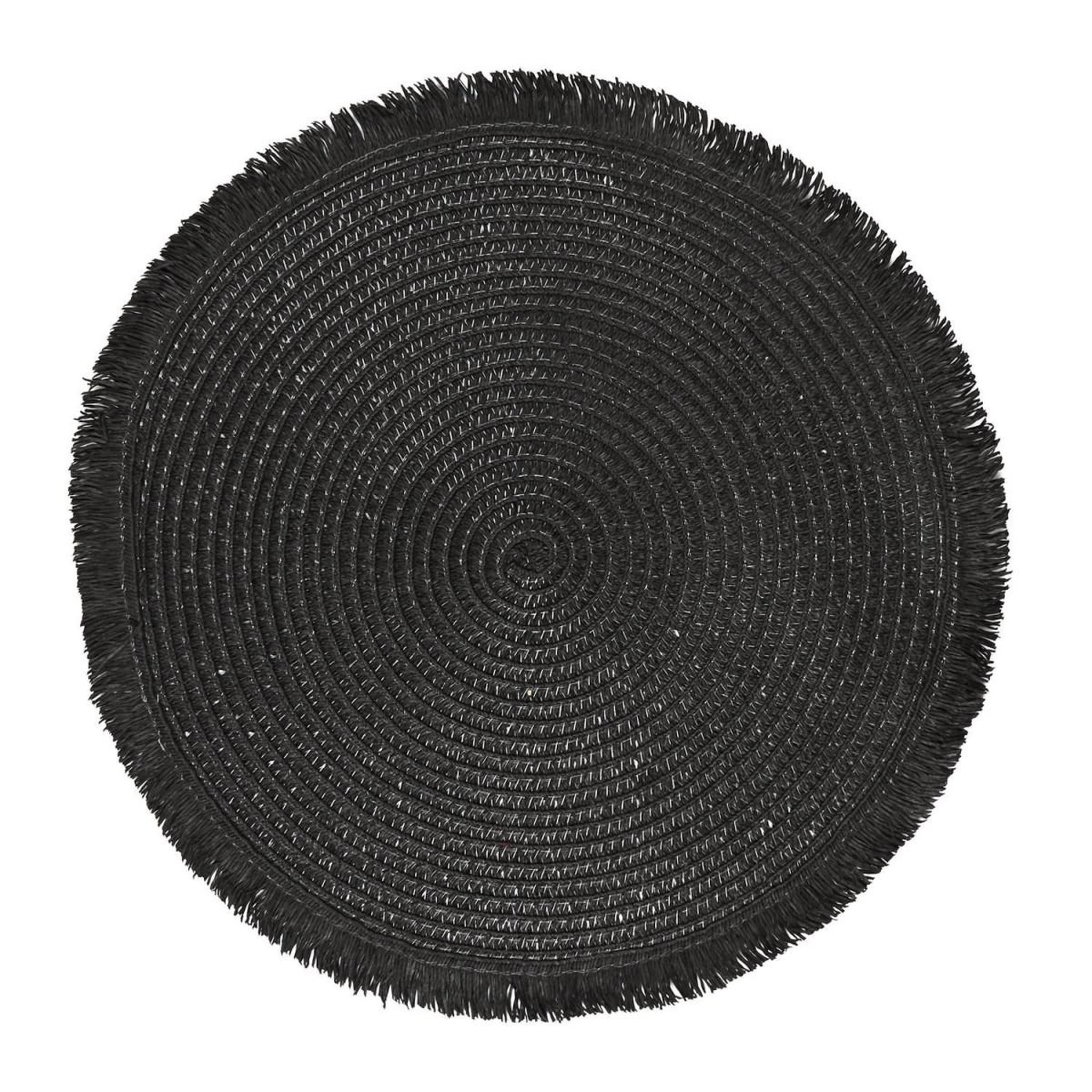 Voir la diapositive 1 : The Home Deco Factory Set de table déco  mirage  38cm noir