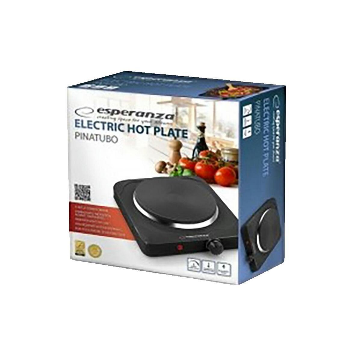 ESPERANZA Plaque électrique Esperanza EKH002K 1500W noire