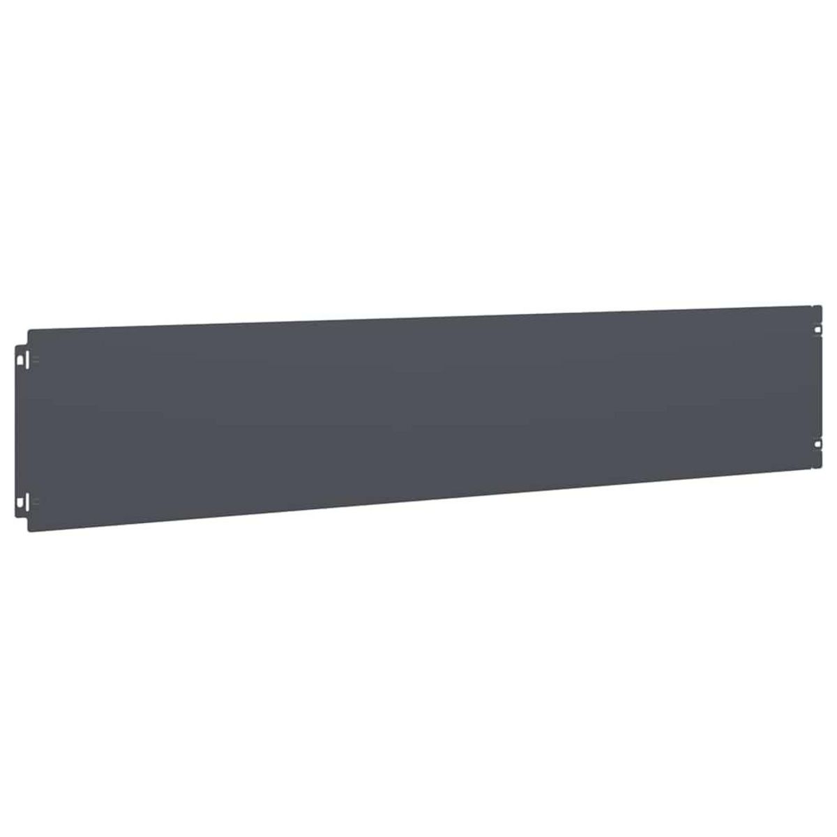VIDAXL Bordures pelouse 10pcs anthracite 20x103cm acier lamine a froid