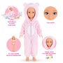 Voir la diapositive 2 : Corolle Coffret Poupée Corolle Girls Valentine Pyjama Party