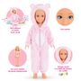 Voir la diapositive 2 : Corolle Coffret Poupée Corolle Girls Valentine Pyjama Party
