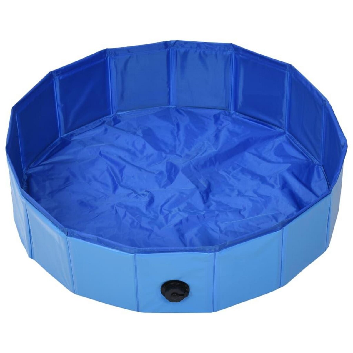 VIDAXL Piscine pliable pour chiens Bleu 80x20 cm PVC